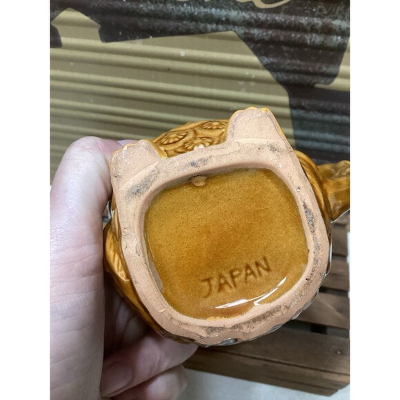 Vintage Owl Sugar and Cream Set Made in Japan - Picture 13 of 15